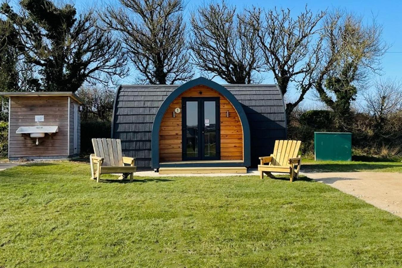 קראנטוק Camping Pods Trevella Holiday Park מראה חיצוני תמונה